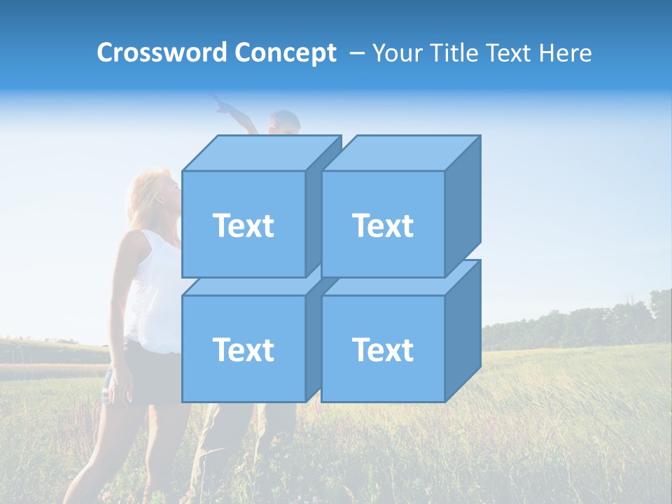 Person Park Male PowerPoint Template