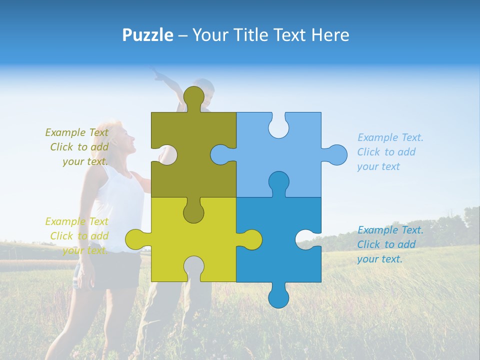 Person Park Male PowerPoint Template