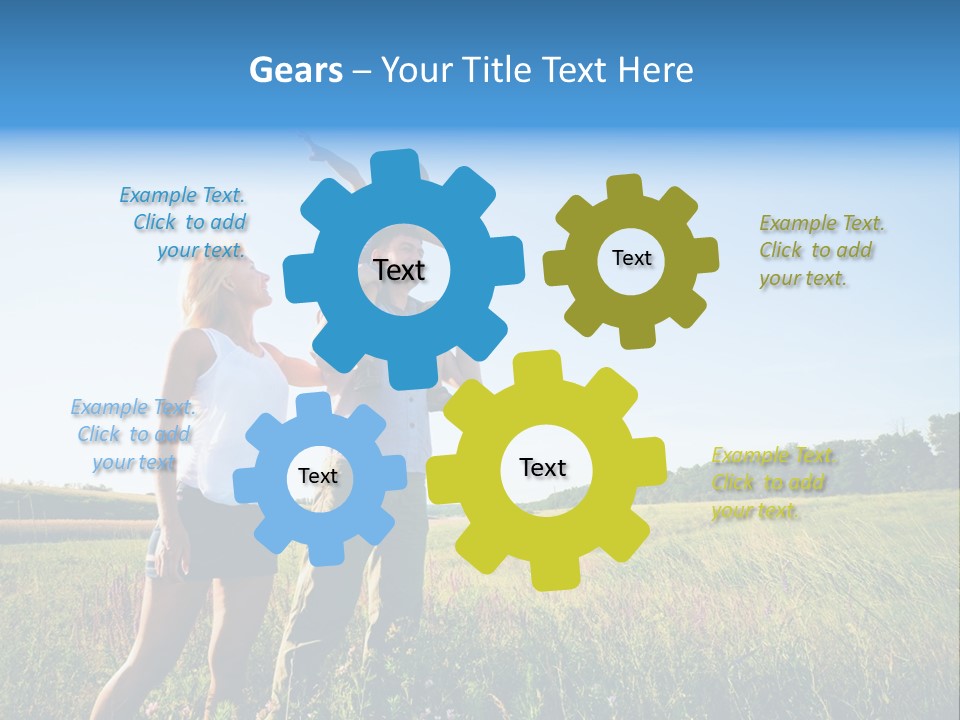 Person Park Male PowerPoint Template