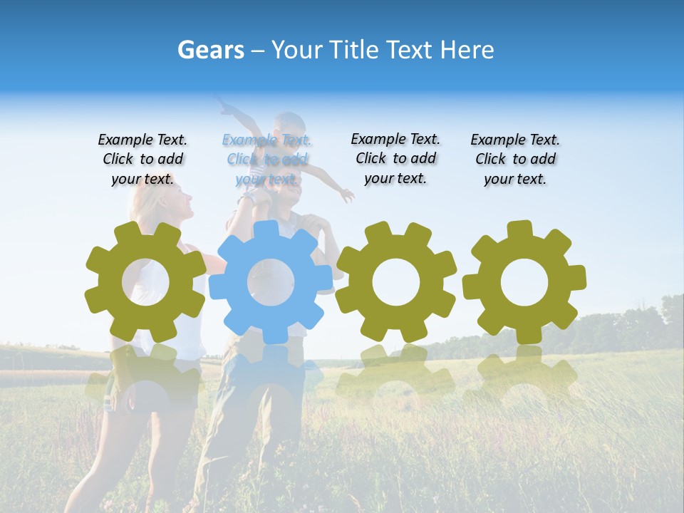 Person Park Male PowerPoint Template