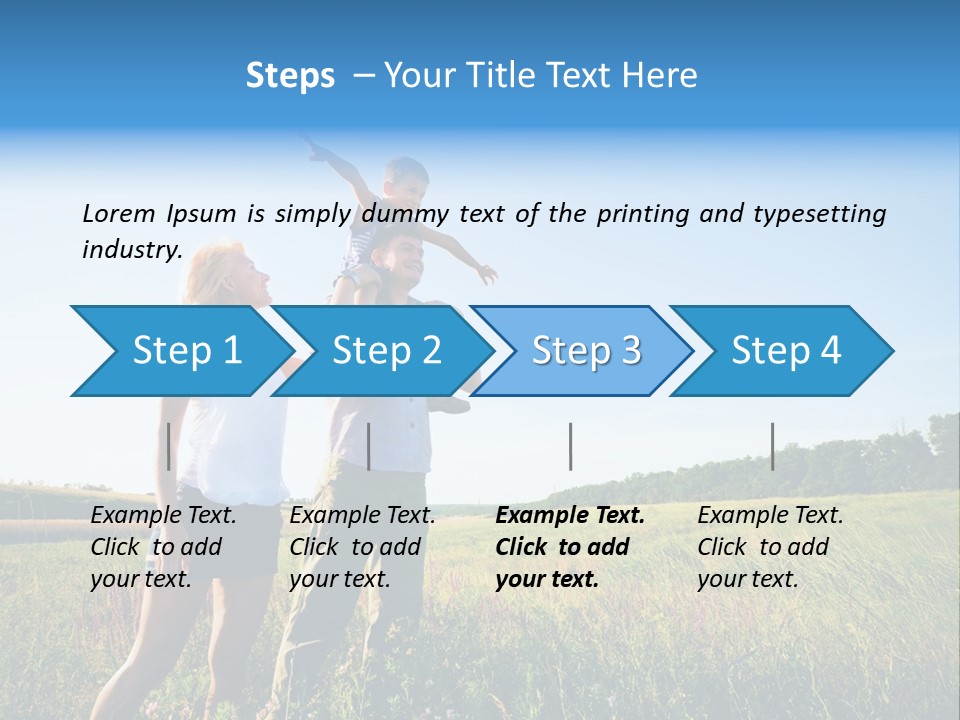 Person Park Male PowerPoint Template