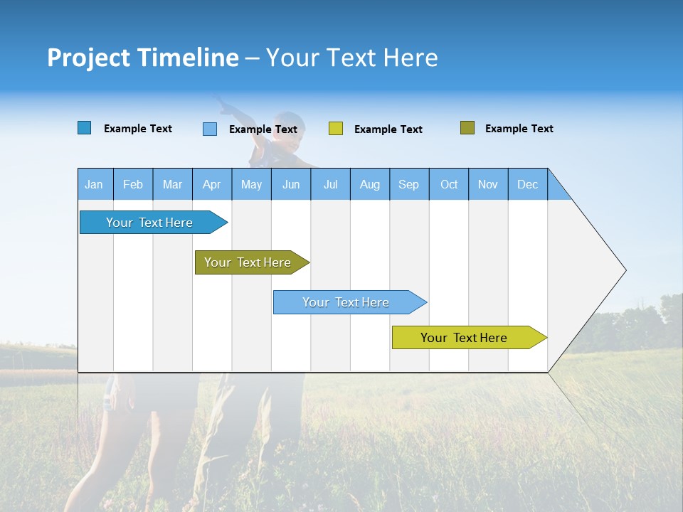 Person Park Male PowerPoint Template
