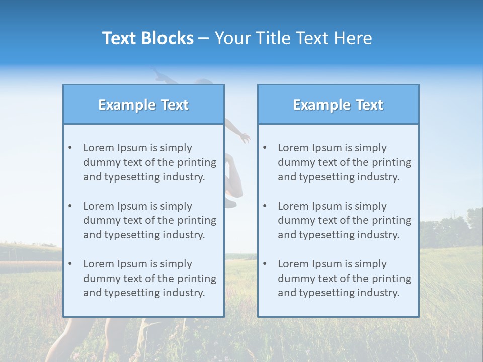 Person Park Male PowerPoint Template