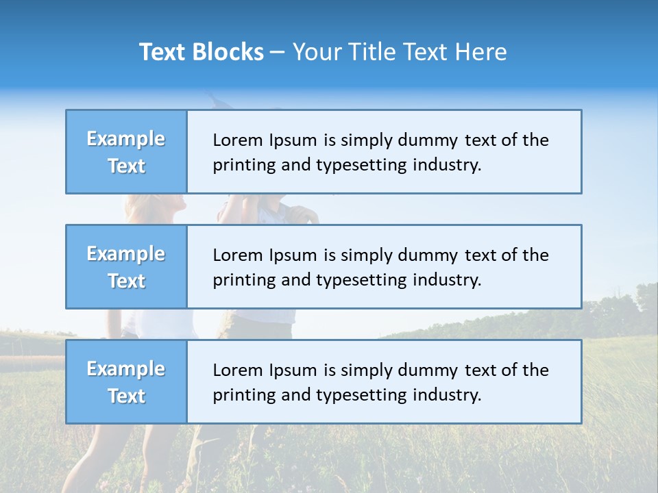 Person Park Male PowerPoint Template