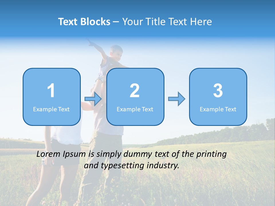 Person Park Male PowerPoint Template