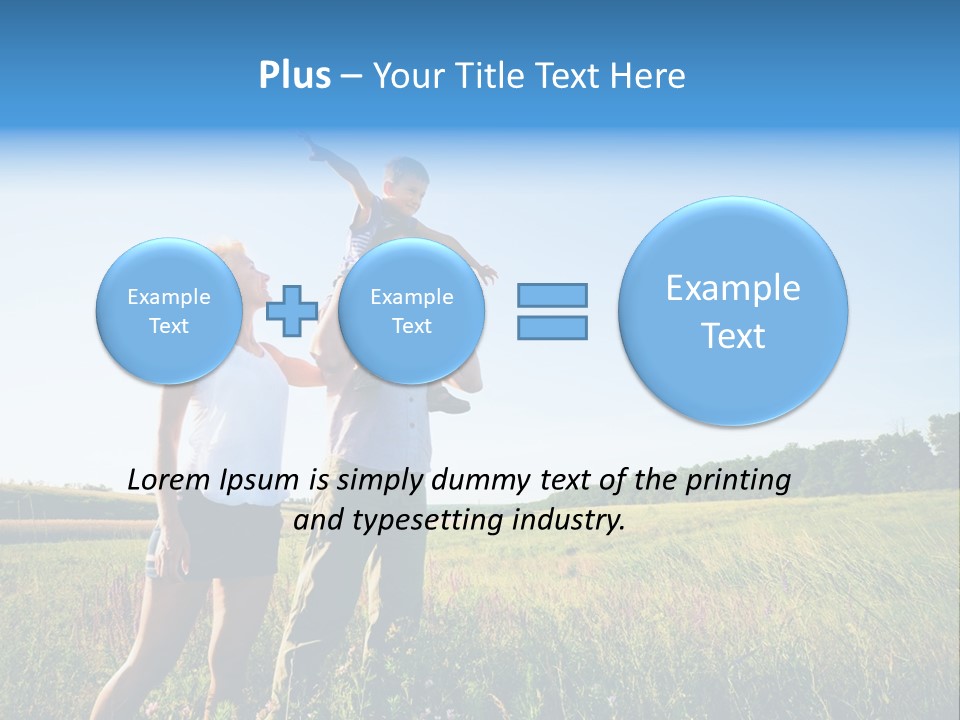 Person Park Male PowerPoint Template