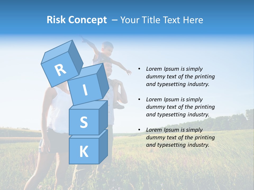 Person Park Male PowerPoint Template