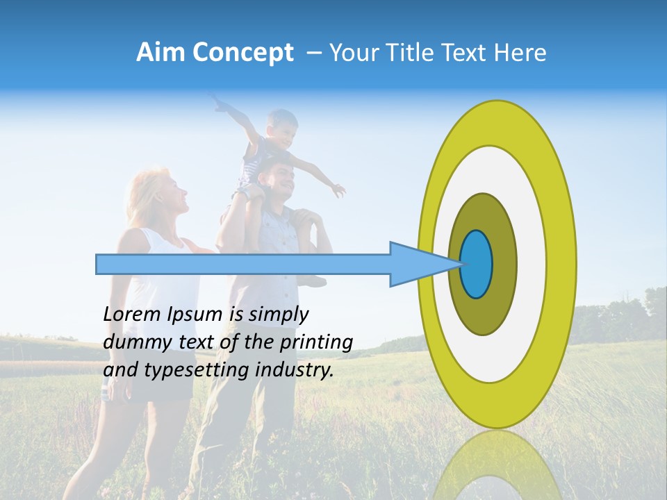 Person Park Male PowerPoint Template