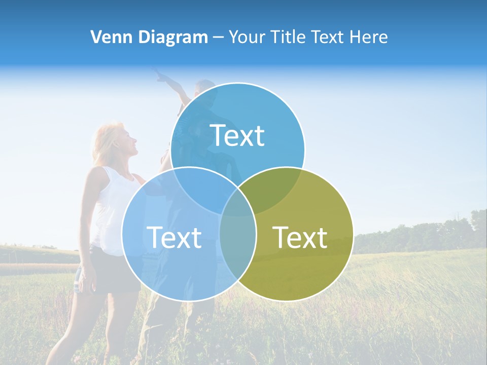 Person Park Male PowerPoint Template