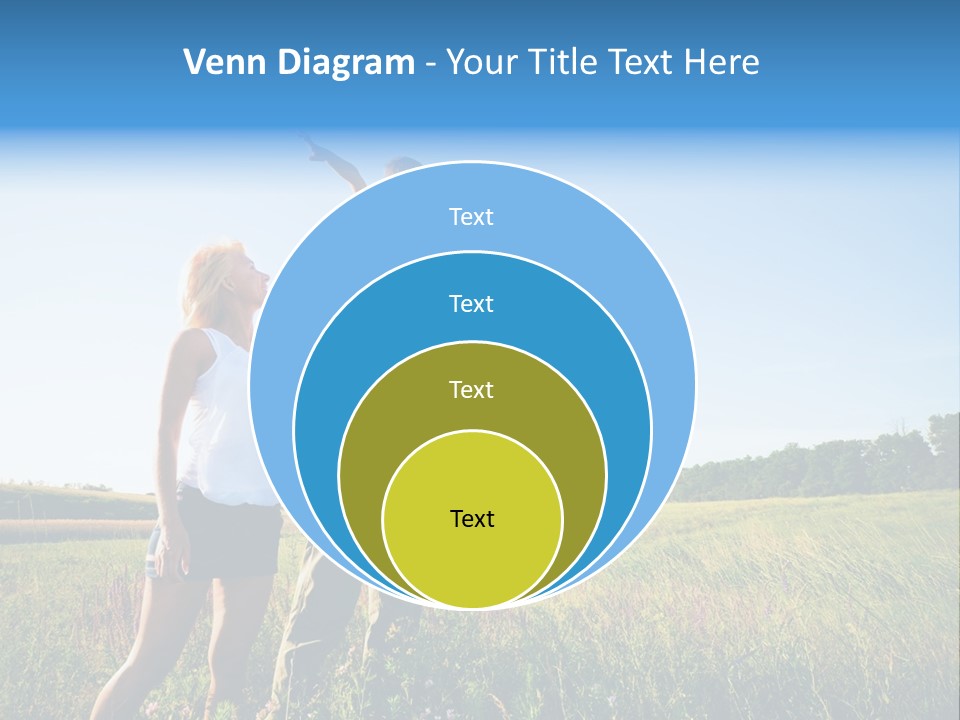 Person Park Male PowerPoint Template