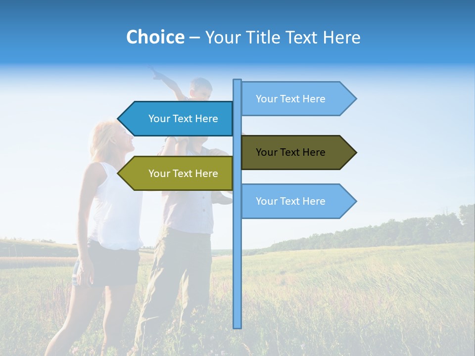 Person Park Male PowerPoint Template
