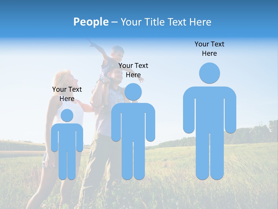 Person Park Male PowerPoint Template