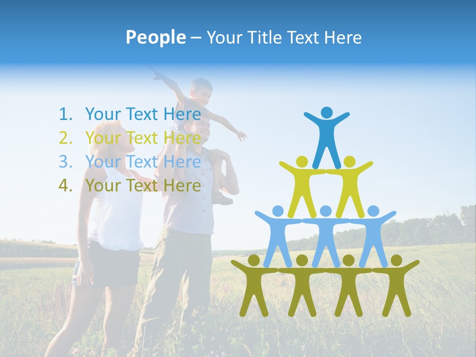 Person Park Male PowerPoint Template