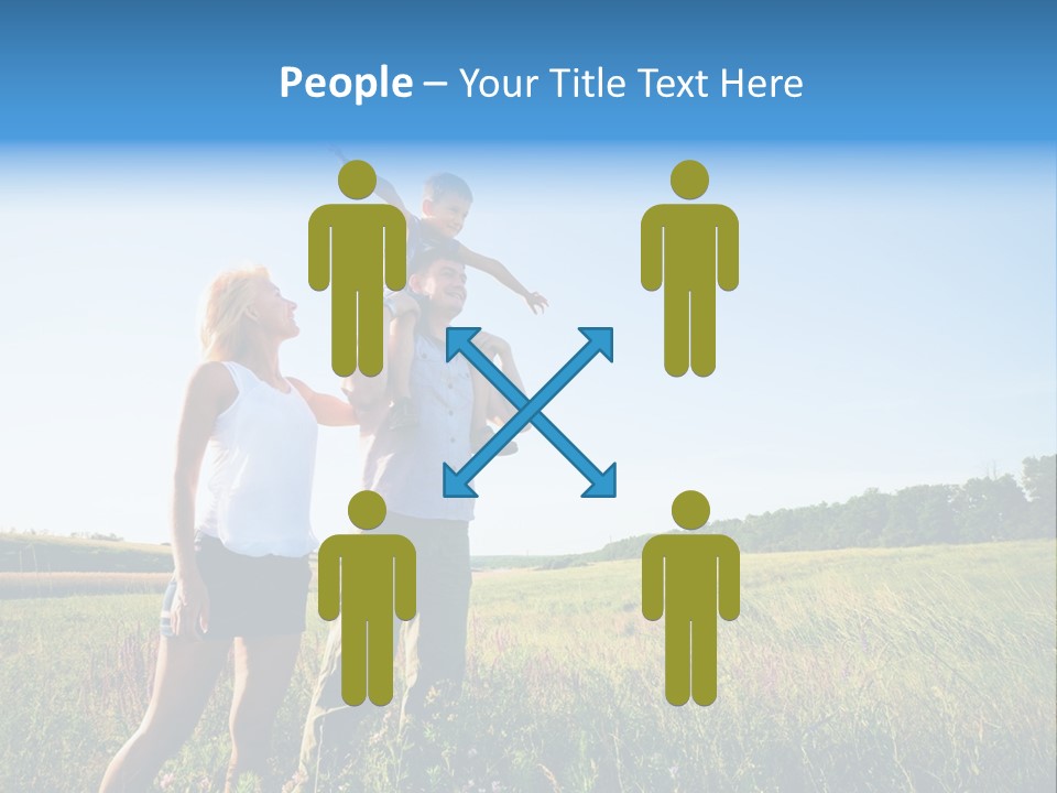 Person Park Male PowerPoint Template