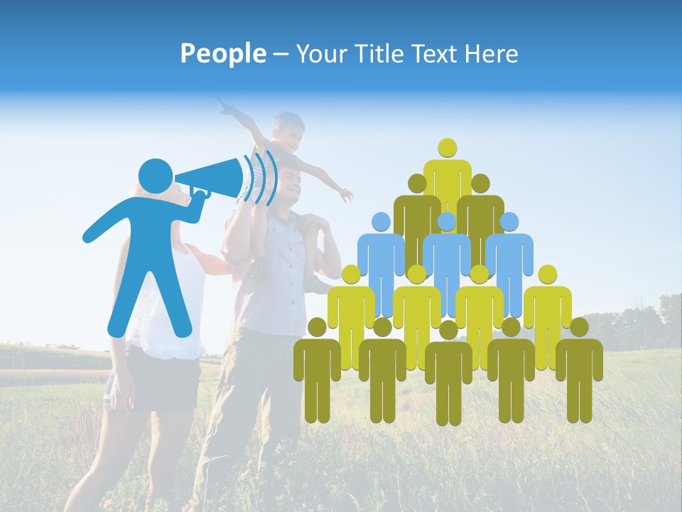 Person Park Male PowerPoint Template