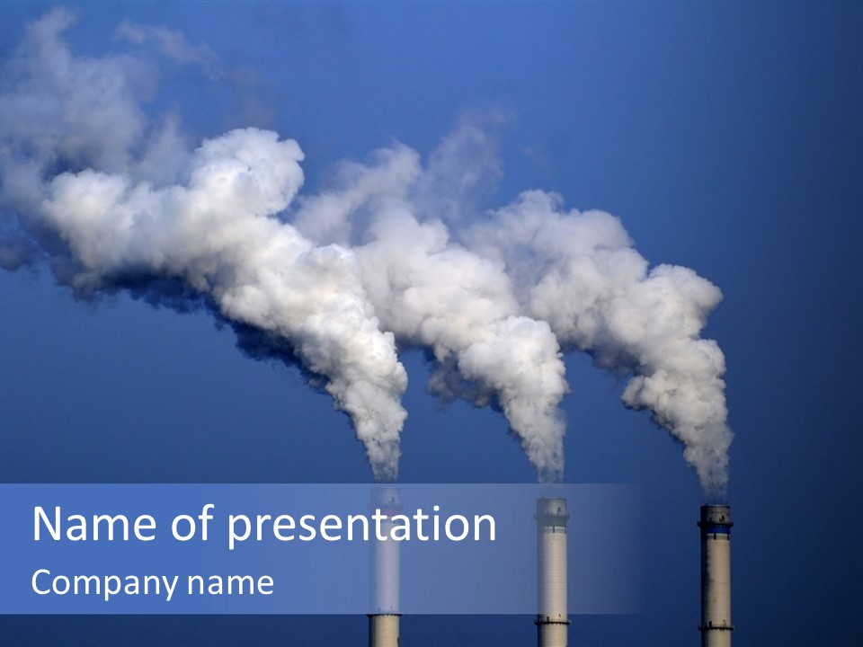 Climate Industry Power PowerPoint Template