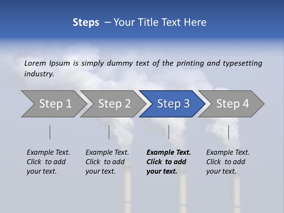 Climate Industry Power PowerPoint Template