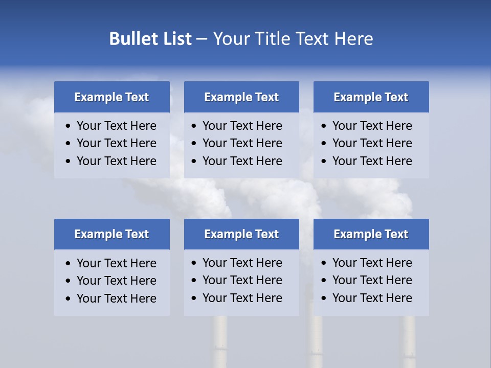 Climate Industry Power PowerPoint Template