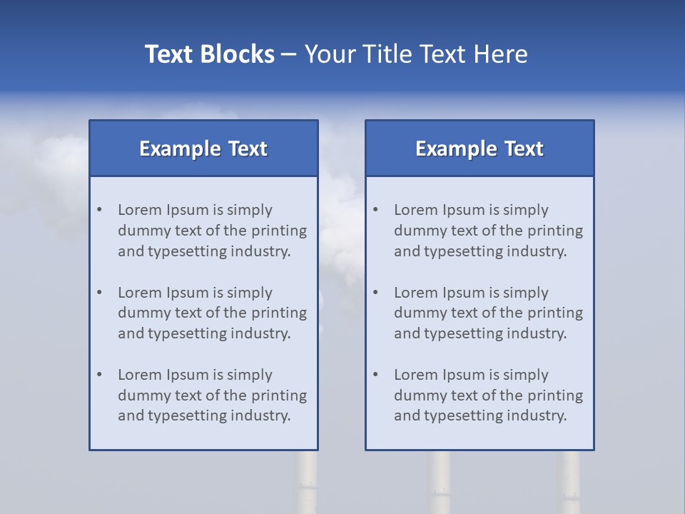 Climate Industry Power PowerPoint Template