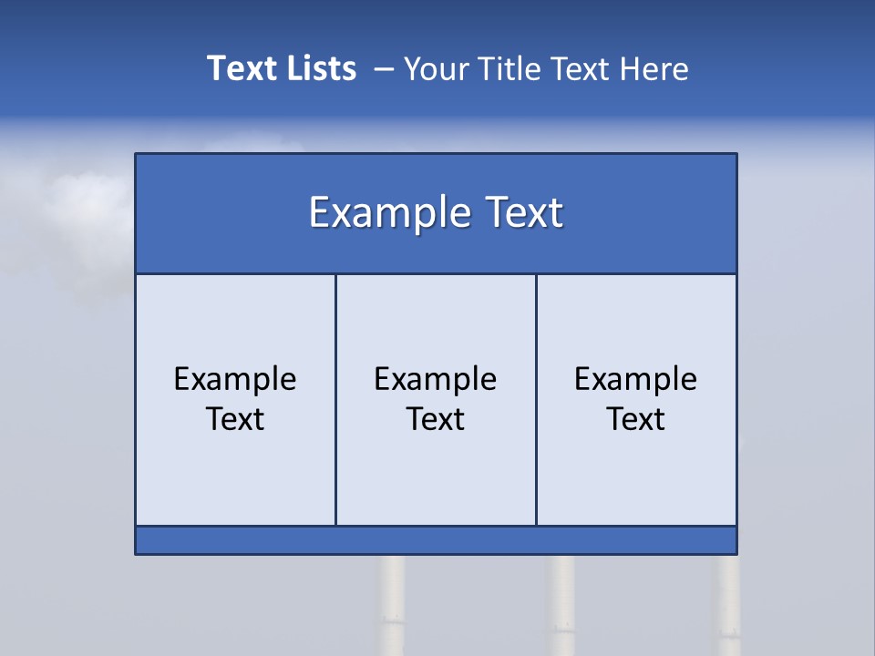 Climate Industry Power PowerPoint Template
