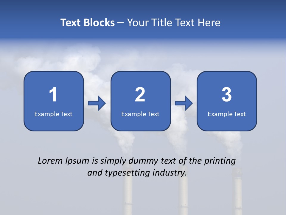 Climate Industry Power PowerPoint Template