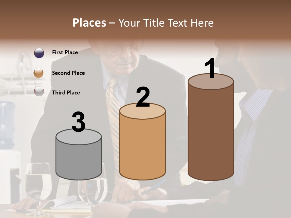 Happiness American White PowerPoint Template