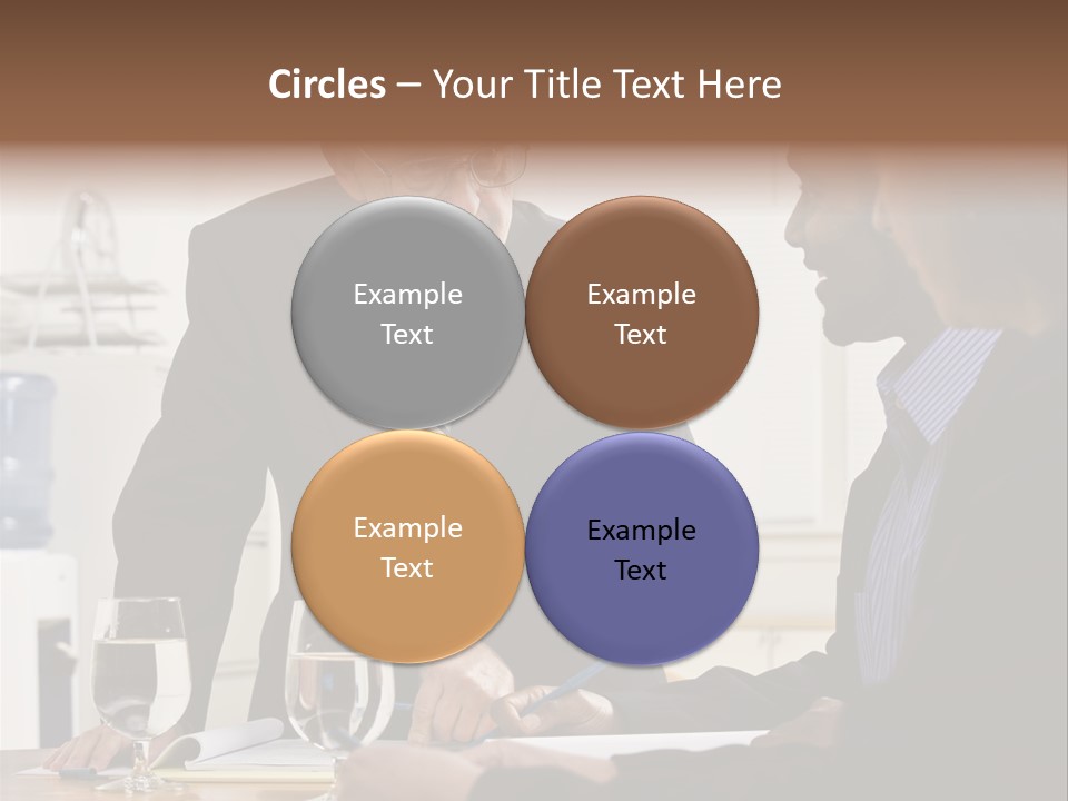 Happiness American White PowerPoint Template