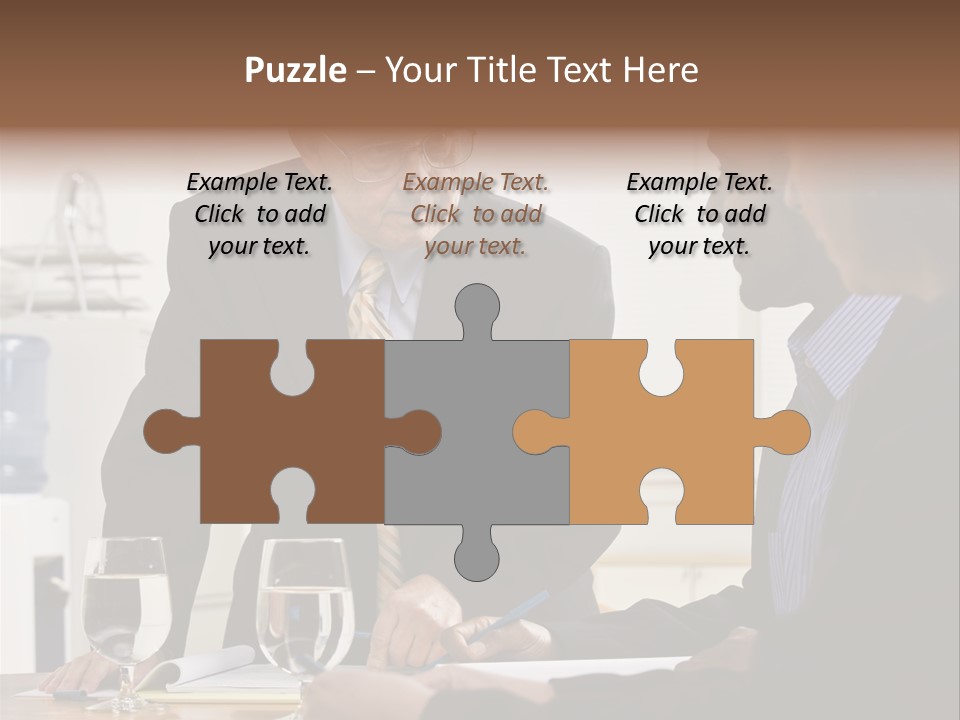 Happiness American White PowerPoint Template