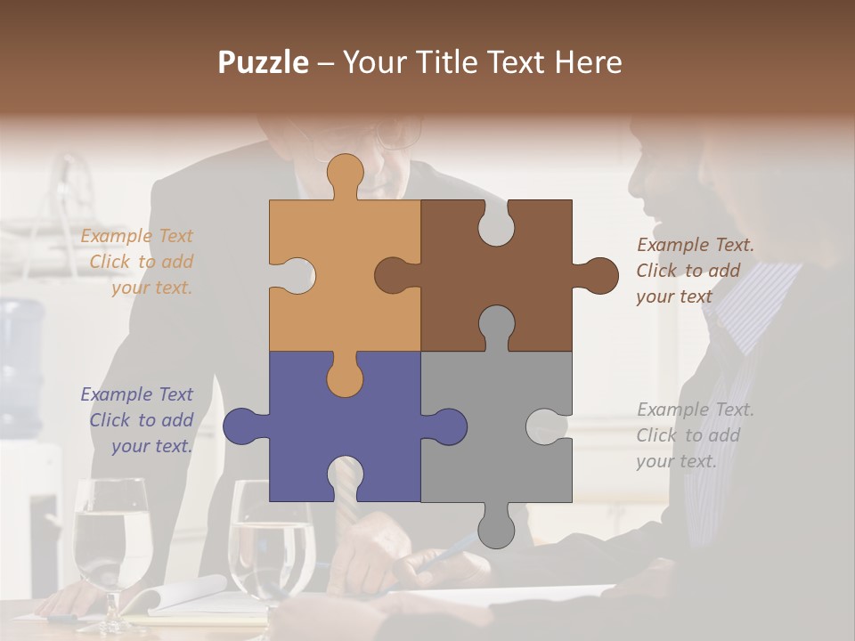 Happiness American White PowerPoint Template