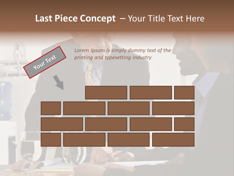 Happiness American White PowerPoint Template