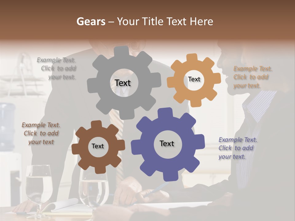 Happiness American White PowerPoint Template