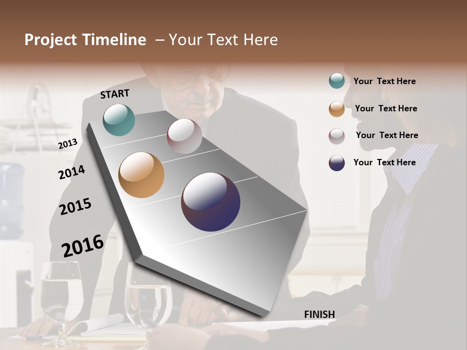 Happiness American White PowerPoint Template