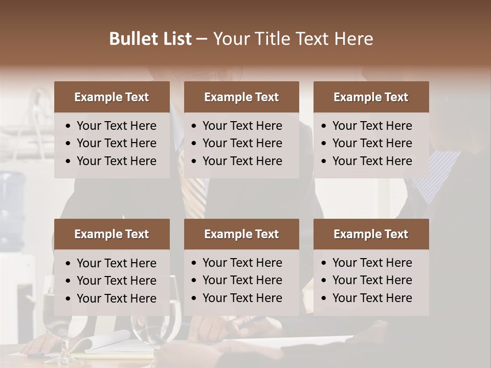 Happiness American White PowerPoint Template