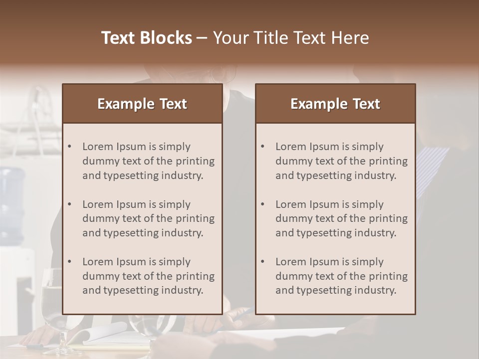 Happiness American White PowerPoint Template