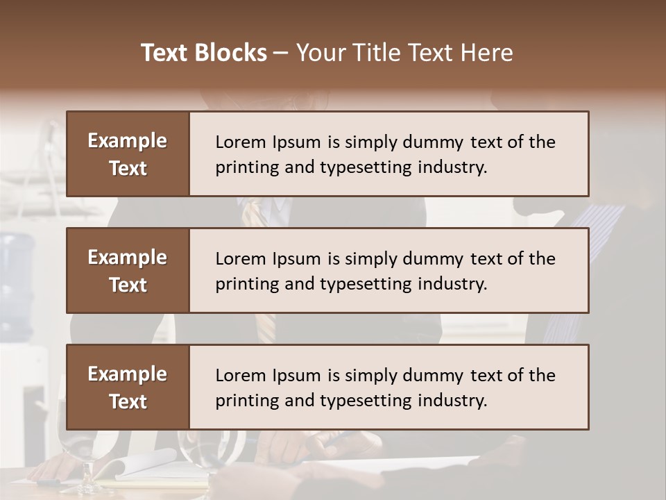 Happiness American White PowerPoint Template
