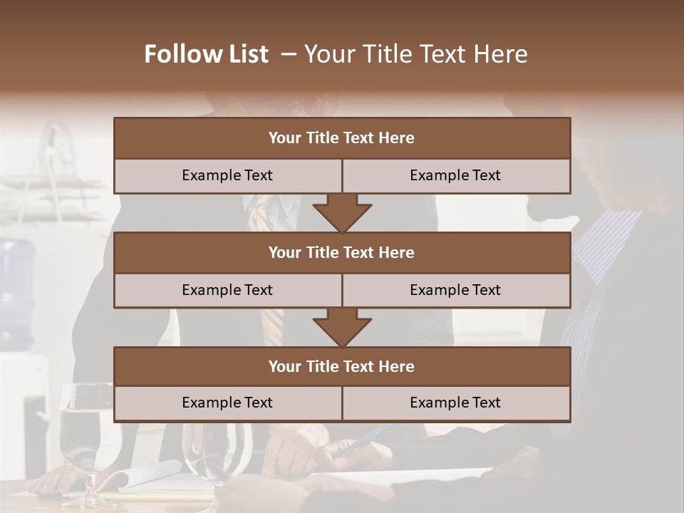 Happiness American White PowerPoint Template
