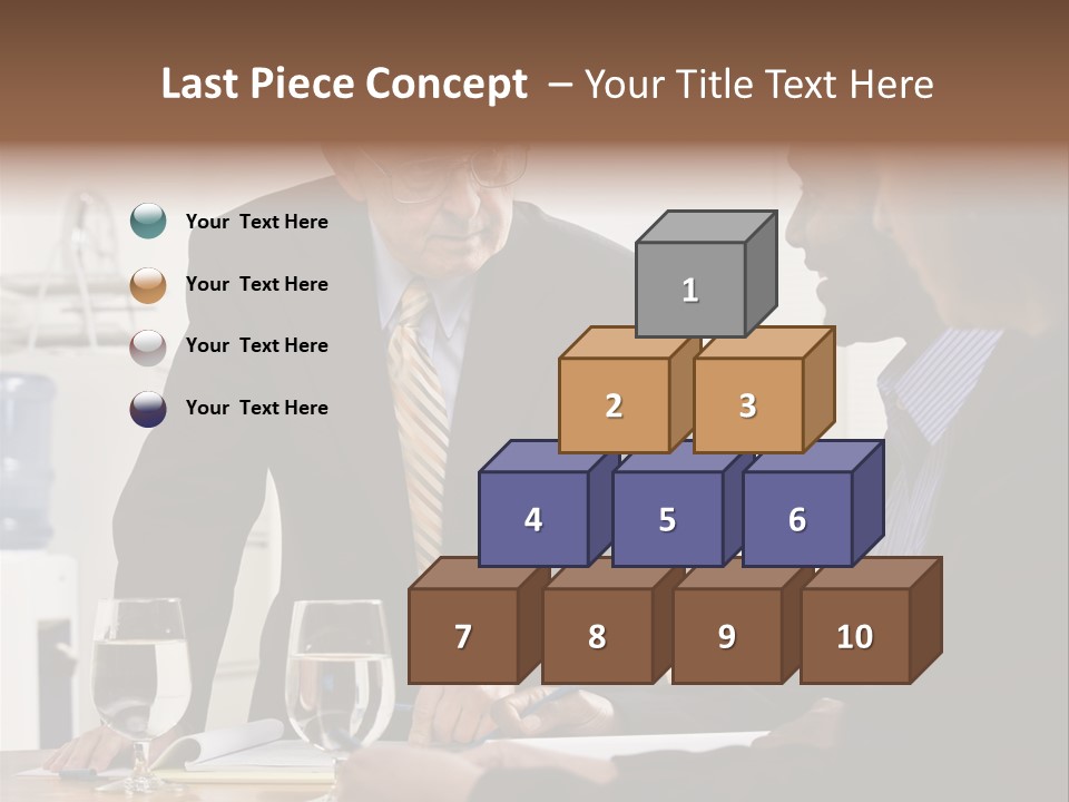 Happiness American White PowerPoint Template