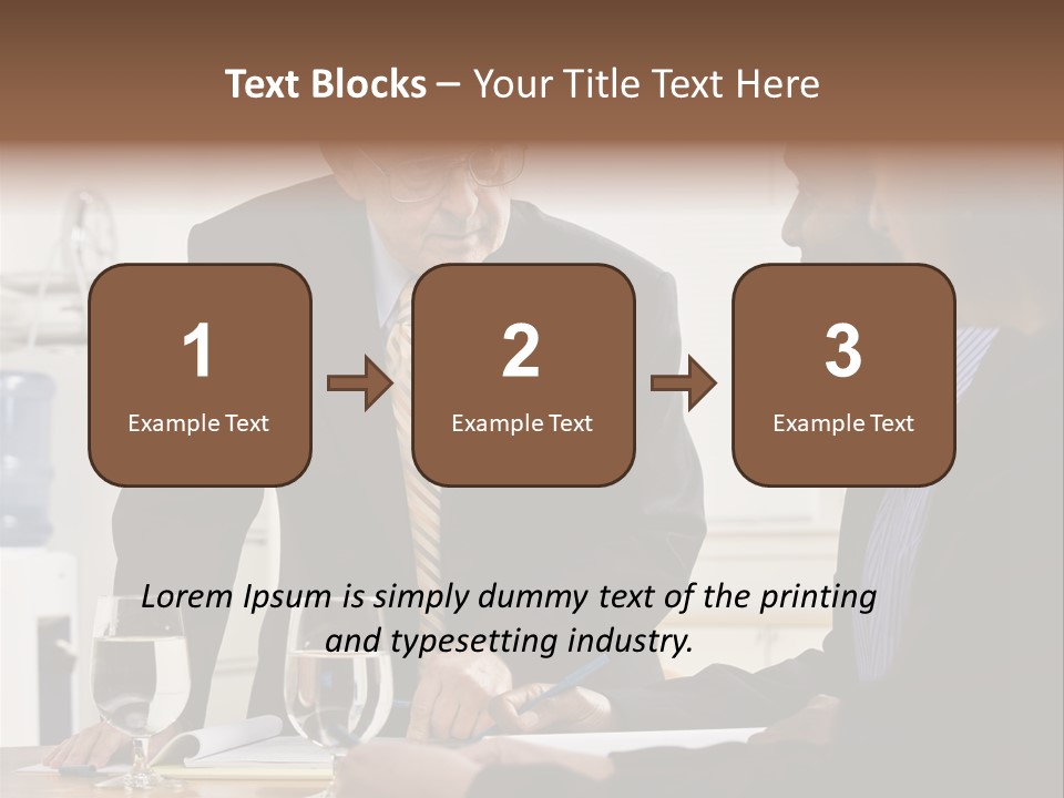 Happiness American White PowerPoint Template