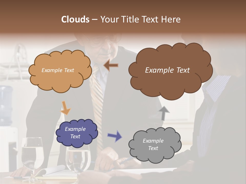 Happiness American White PowerPoint Template