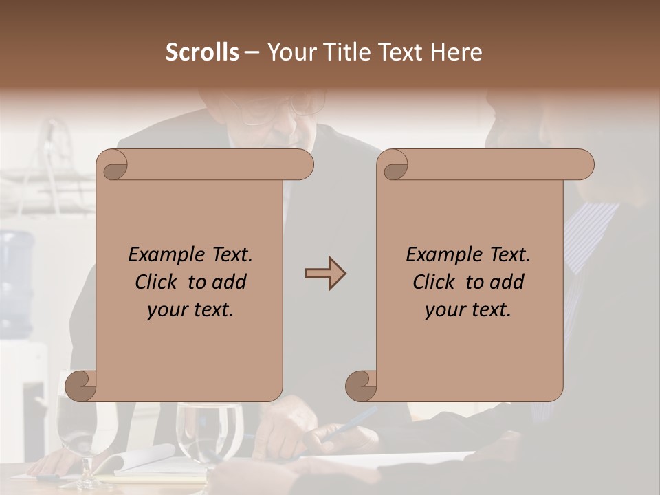 Happiness American White PowerPoint Template