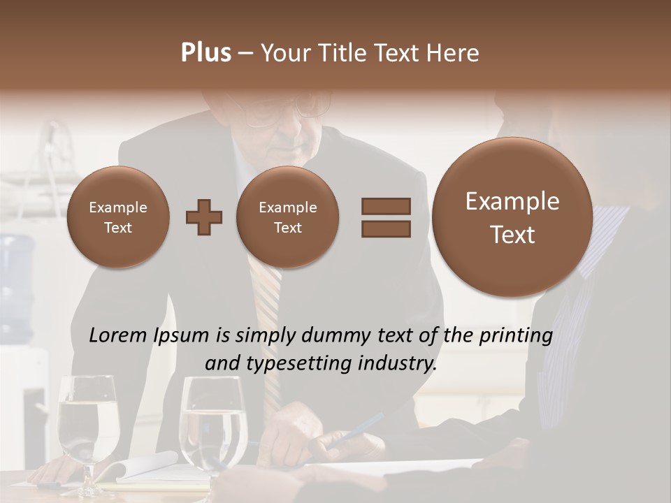 Happiness American White PowerPoint Template