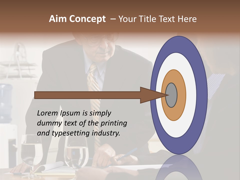 Happiness American White PowerPoint Template