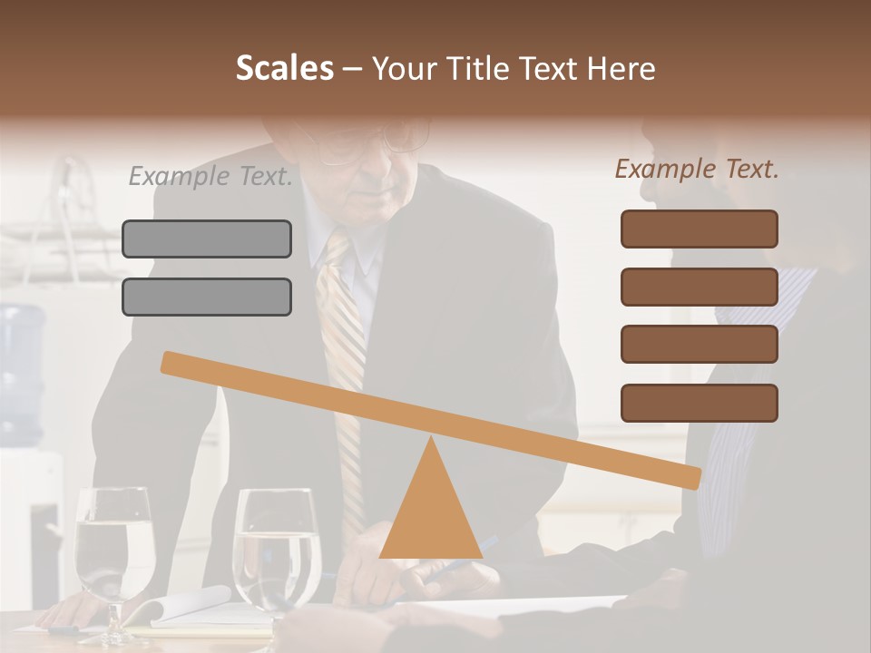 Happiness American White PowerPoint Template