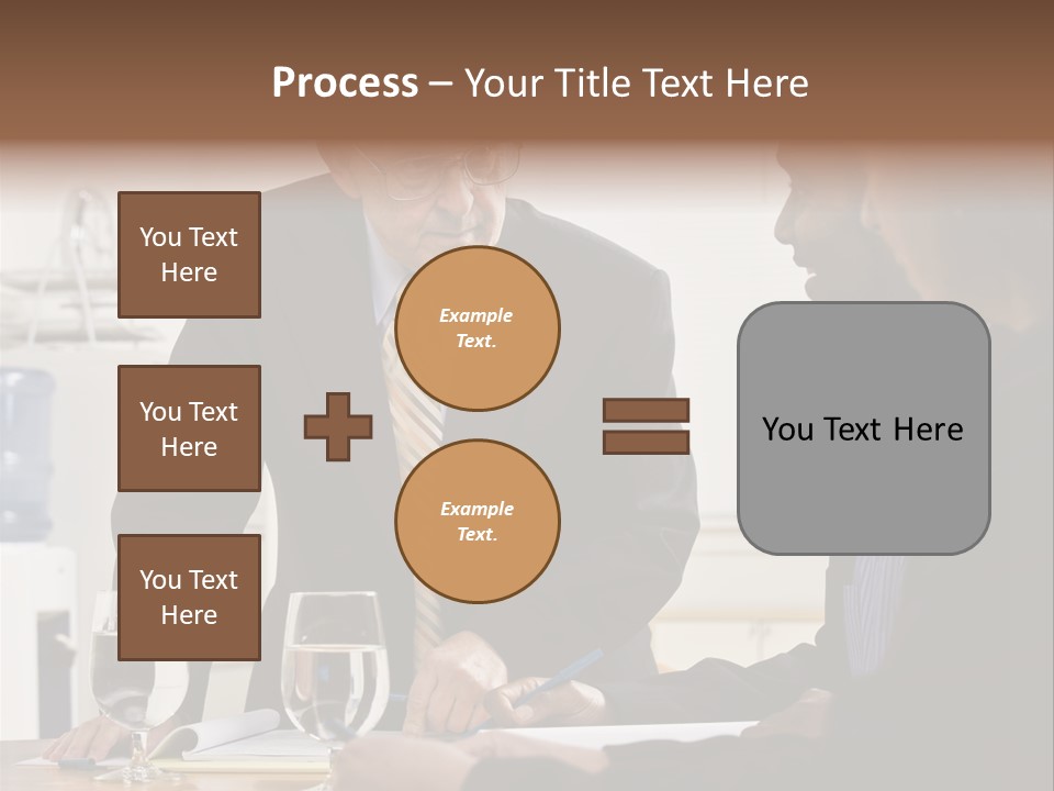 Happiness American White PowerPoint Template
