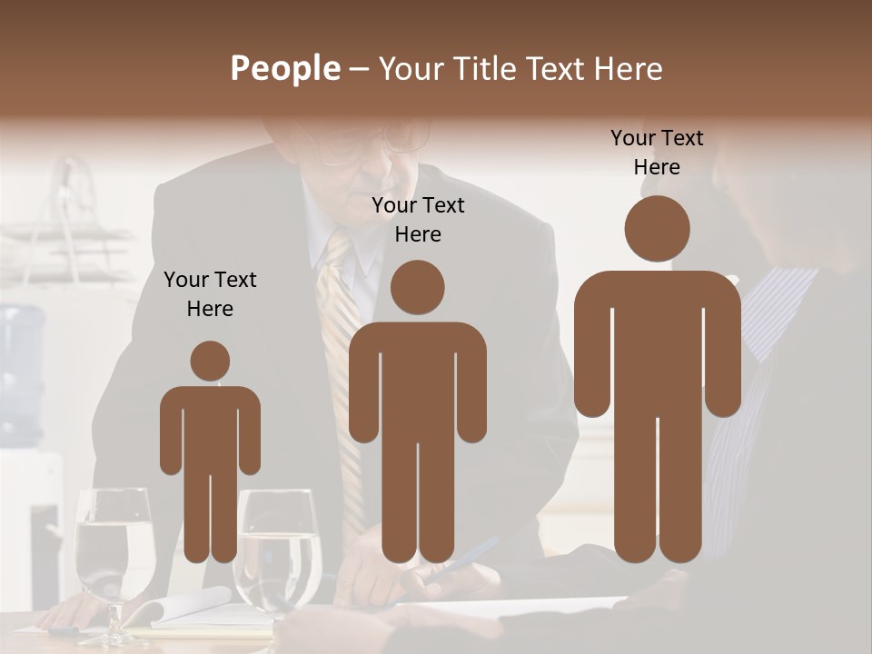 Happiness American White PowerPoint Template