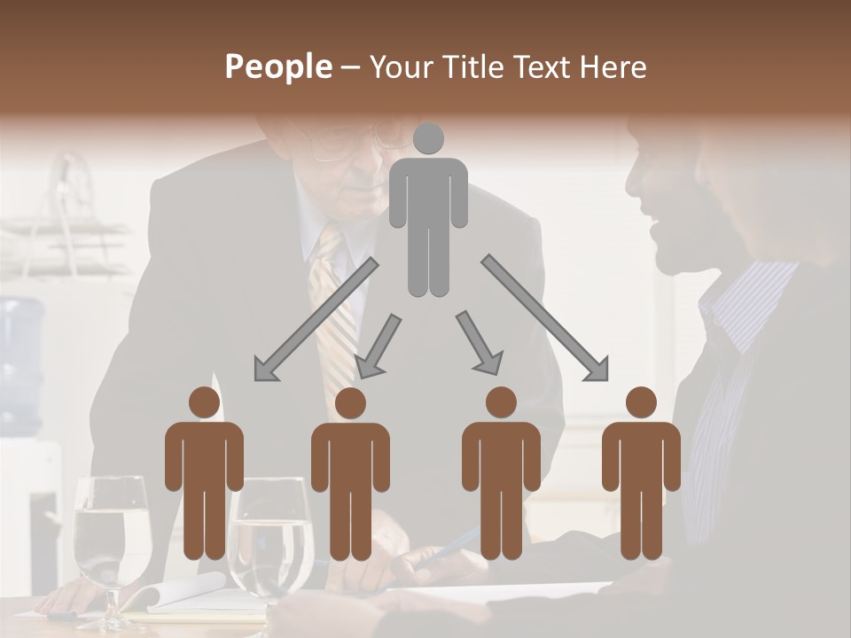 Happiness American White PowerPoint Template