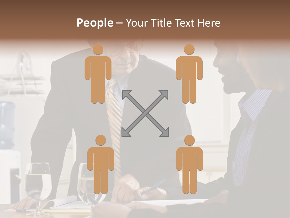 Happiness American White PowerPoint Template