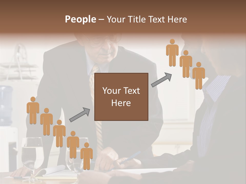 Happiness American White PowerPoint Template