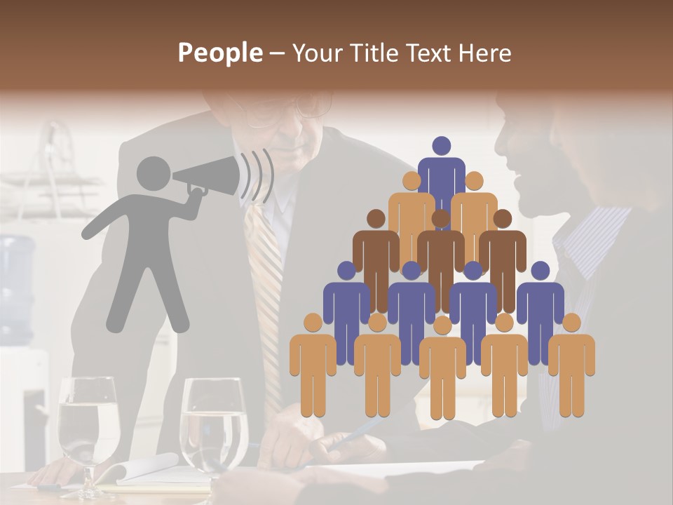 Happiness American White PowerPoint Template