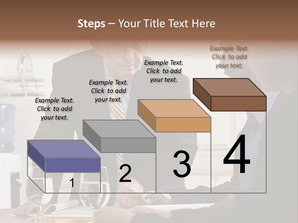 Happiness American White PowerPoint Template